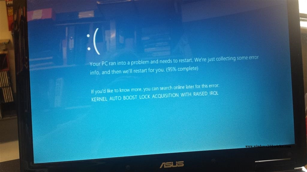 Dell Blue Screen Windows 10